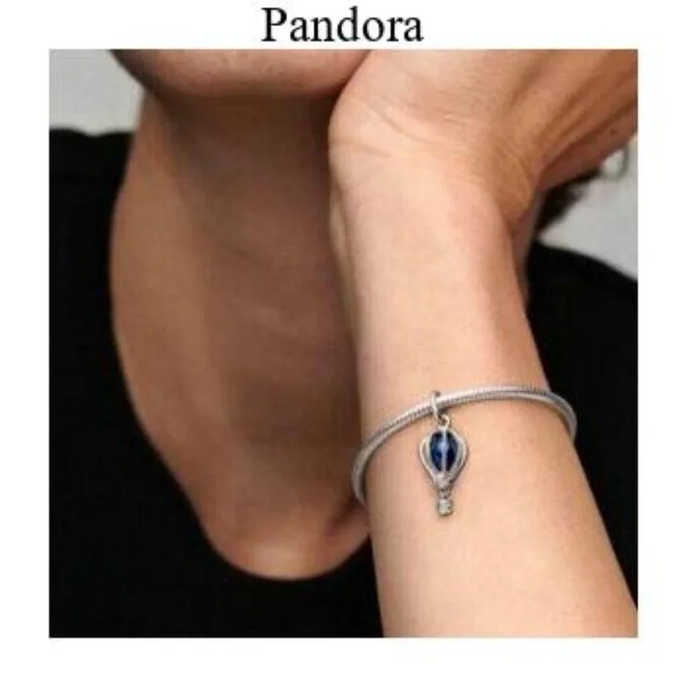 Pandora Blue Hot Air Balloon Travel Charm